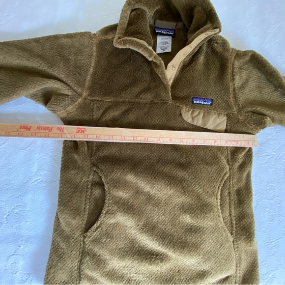 Patagonia Re-Tool Snap-T Pullover Deep-pile Fleece XS Brown Soft & Warm Like NEW - Picture 10 of 11